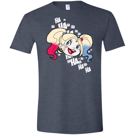 T-Shirts Heather Navy / S Harley Head Men's Semi-Fitted Softstyle