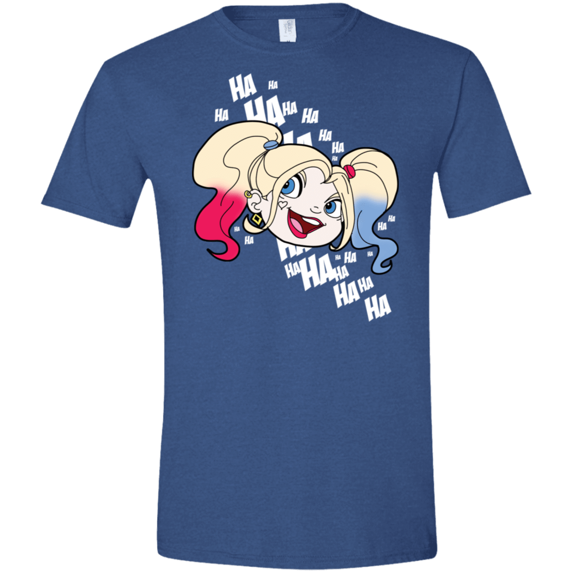 T-Shirts Heather Royal / X-Small Harley Head Men's Semi-Fitted Softstyle