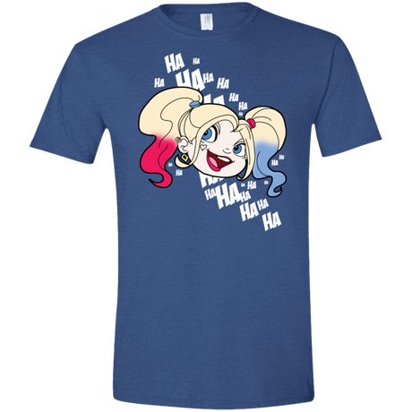 T-Shirts Heather Royal / X-Small Harley Head Men's Semi-Fitted Softstyle