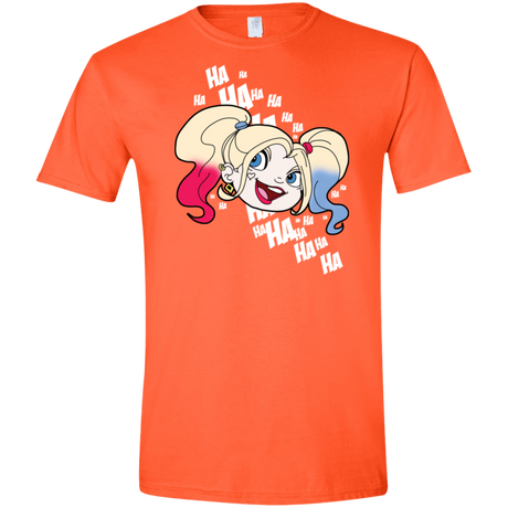 T-Shirts Orange / S Harley Head Men's Semi-Fitted Softstyle