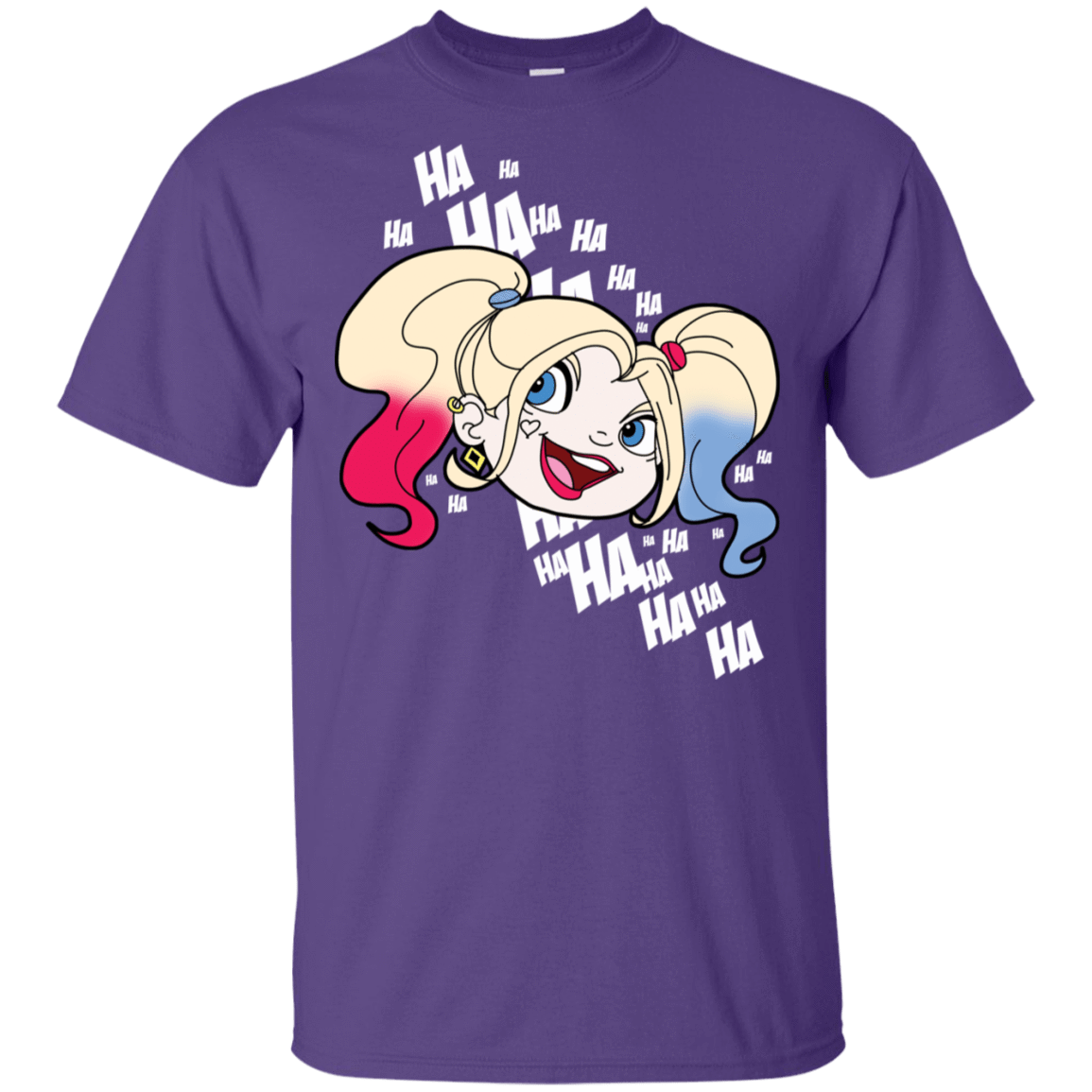T-Shirts Purple / S Harley Head T-Shirt
