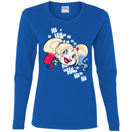 T-Shirts Royal / S Harley Head Women's Long Sleeve T-Shirt