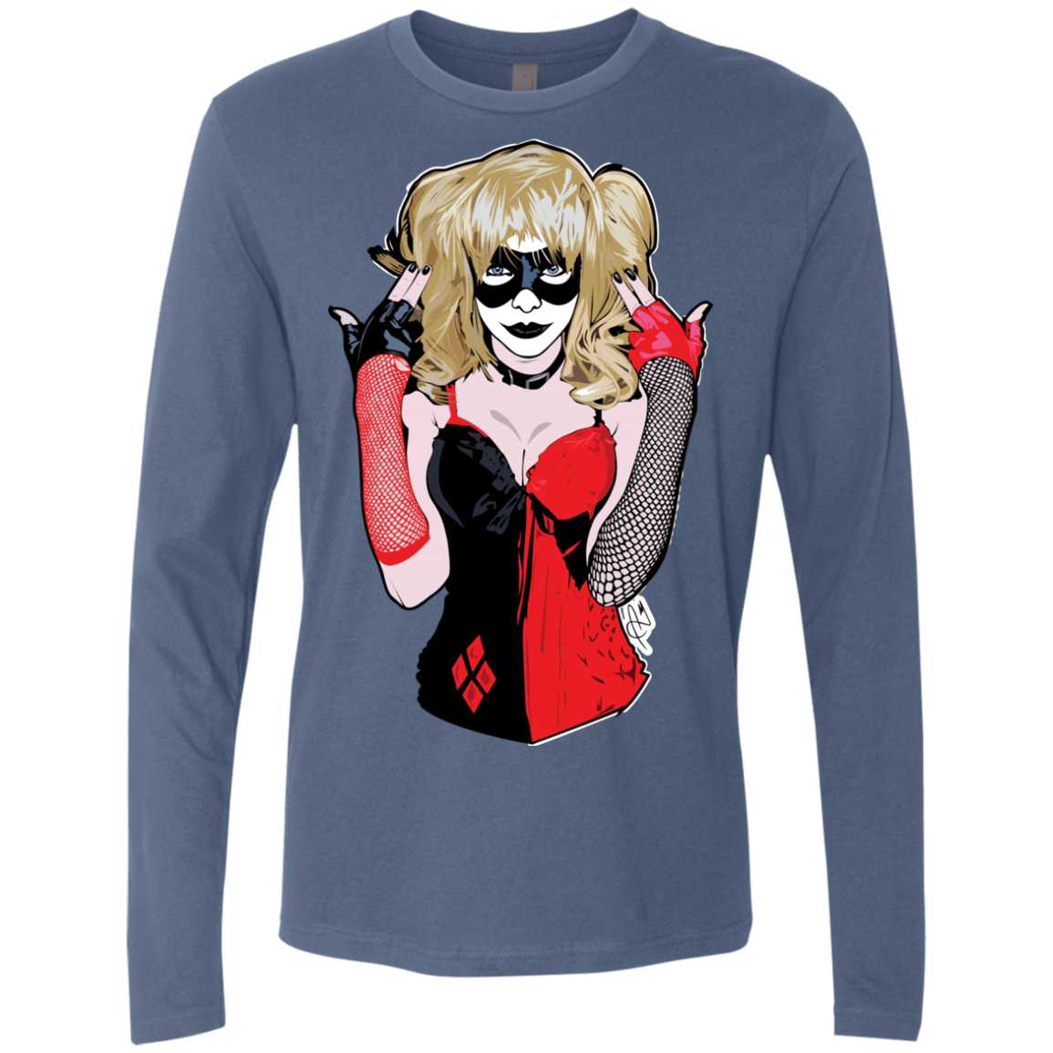 T-Shirts Indigo / S Harley Men's Premium Long Sleeve