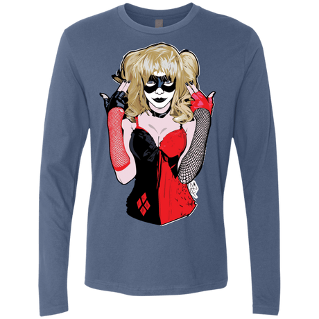 T-Shirts Indigo / S Harley Men's Premium Long Sleeve