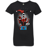 T-Shirts Black / YXS Harley & Pool Girls Premium T-Shirt