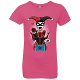 T-Shirts Hot Pink / YXS Harley & Pool Girls Premium T-Shirt