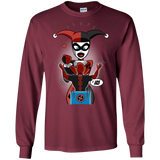 T-Shirts Maroon / S Harley & Pool Men's Long Sleeve T-Shirt