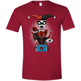 T-Shirts Cardinal Red / S Harley & Pool Men's Semi-Fitted Softstyle