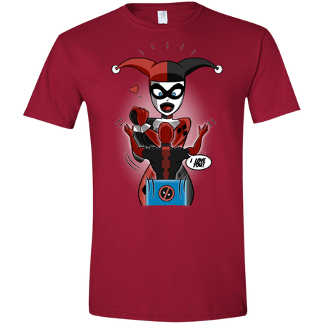 T-Shirts Cardinal Red / S Harley & Pool Men's Semi-Fitted Softstyle