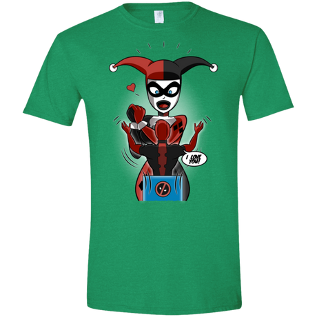 T-Shirts Heather Irish Green / M Harley & Pool Men's Semi-Fitted Softstyle