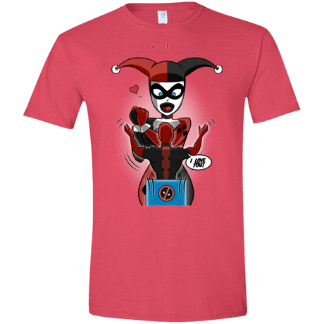 T-Shirts Heather Red / S Harley & Pool Men's Semi-Fitted Softstyle