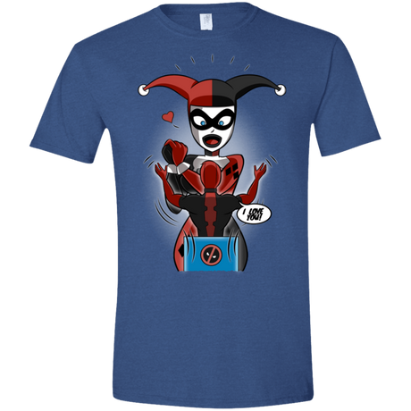 T-Shirts Heather Royal / X-Small Harley & Pool Men's Semi-Fitted Softstyle