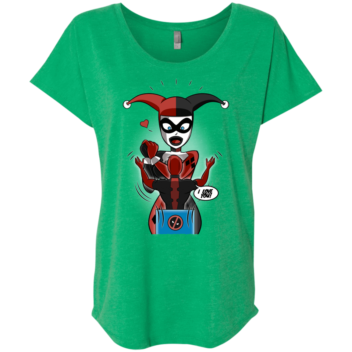 T-Shirts Envy / X-Small Harley & Pool Triblend Dolman Sleeve