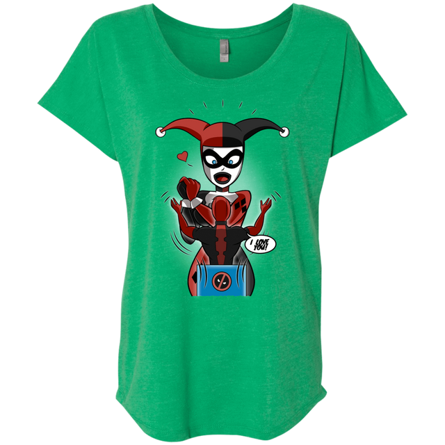 T-Shirts Envy / X-Small Harley & Pool Triblend Dolman Sleeve