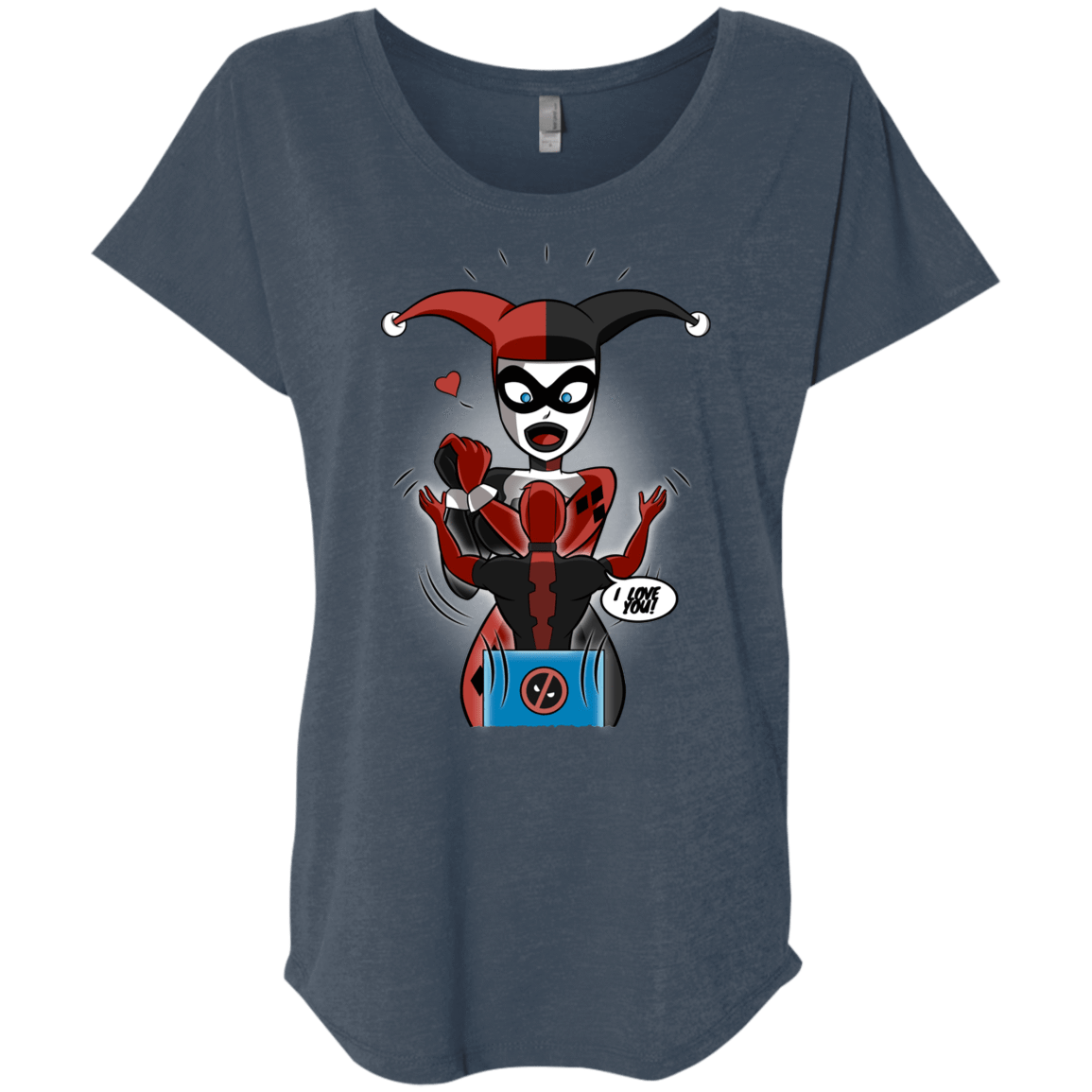 T-Shirts Indigo / X-Small Harley & Pool Triblend Dolman Sleeve