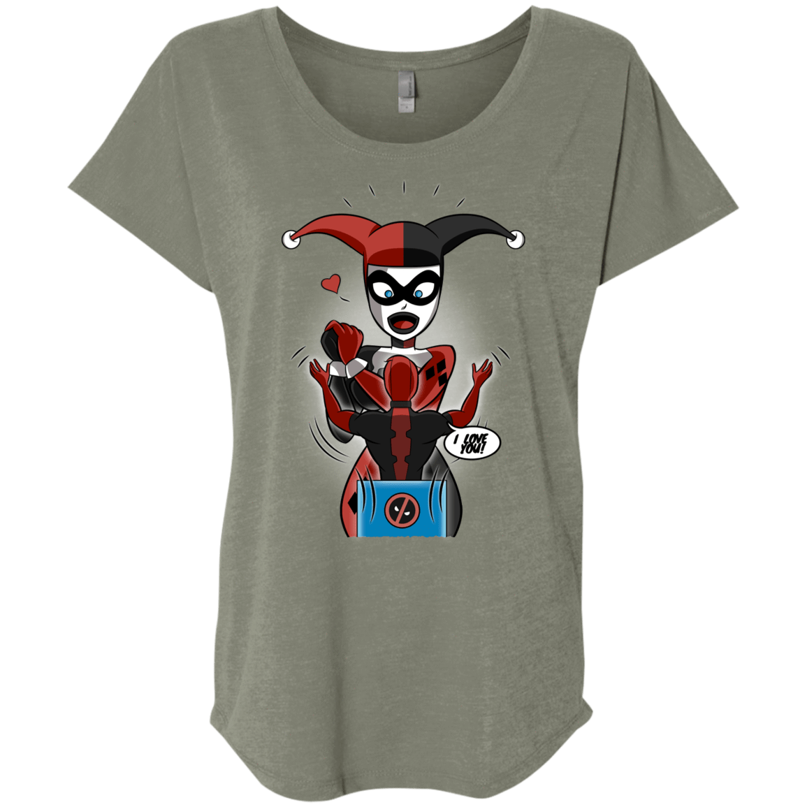 T-Shirts Venetian Grey / X-Small Harley & Pool Triblend Dolman Sleeve