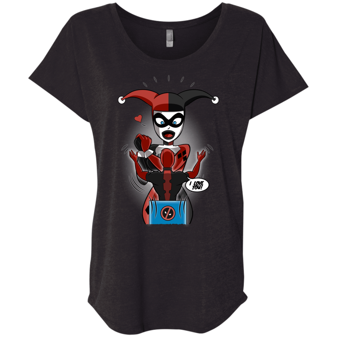 T-Shirts Vintage Black / X-Small Harley & Pool Triblend Dolman Sleeve