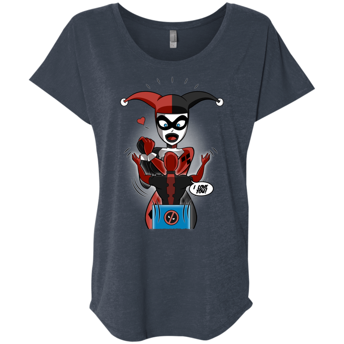 T-Shirts Vintage Navy / X-Small Harley & Pool Triblend Dolman Sleeve