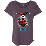 T-Shirts Vintage Purple / X-Small Harley & Pool Triblend Dolman Sleeve