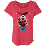 T-Shirts Vintage Red / X-Small Harley & Pool Triblend Dolman Sleeve