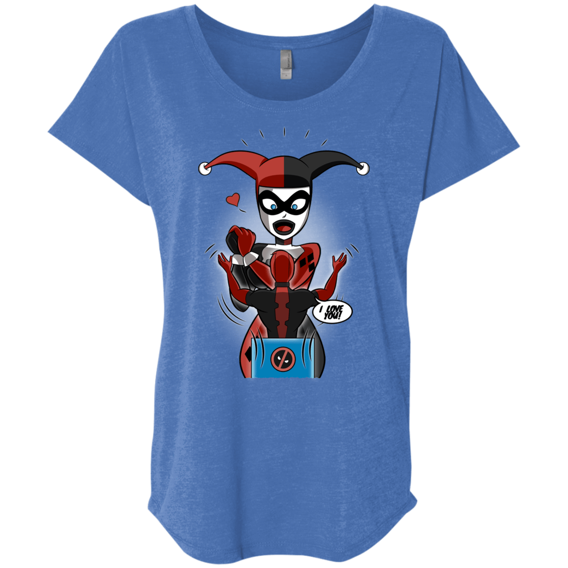 T-Shirts Vintage Royal / X-Small Harley & Pool Triblend Dolman Sleeve