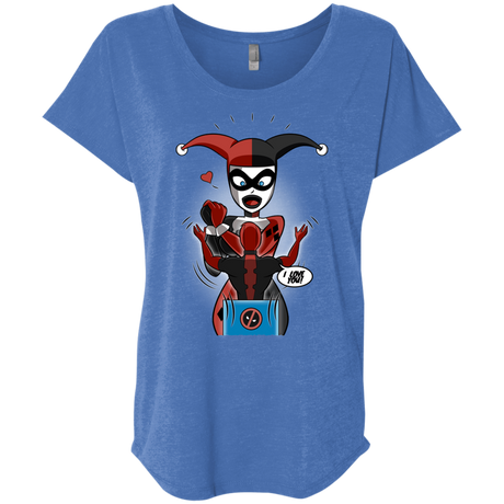 T-Shirts Vintage Royal / X-Small Harley & Pool Triblend Dolman Sleeve