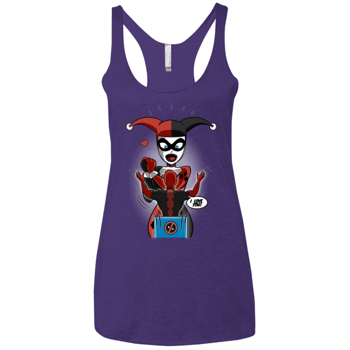 T-Shirts Purple Rush / X-Small Harley & Pool Women's Triblend Racerback Tank