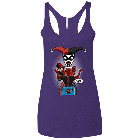 T-Shirts Purple Rush / X-Small Harley & Pool Women's Triblend Racerback Tank