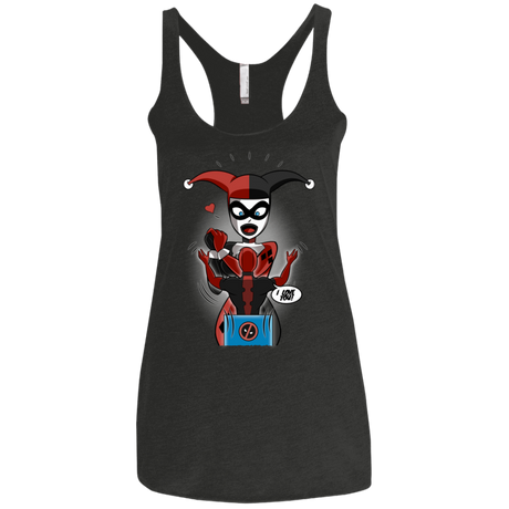T-Shirts Vintage Black / X-Small Harley & Pool Women's Triblend Racerback Tank