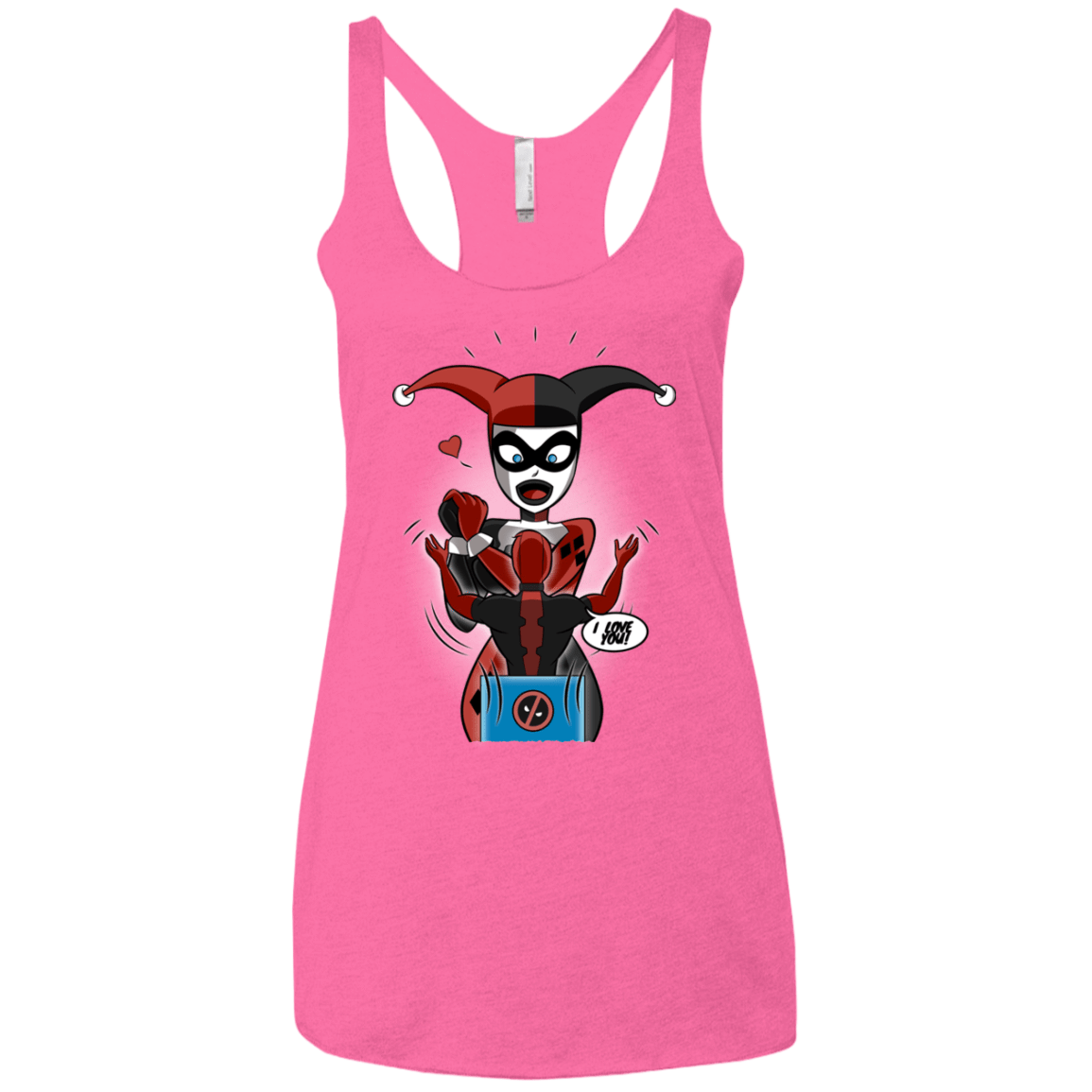 T-Shirts Vintage Pink / X-Small Harley & Pool Women's Triblend Racerback Tank