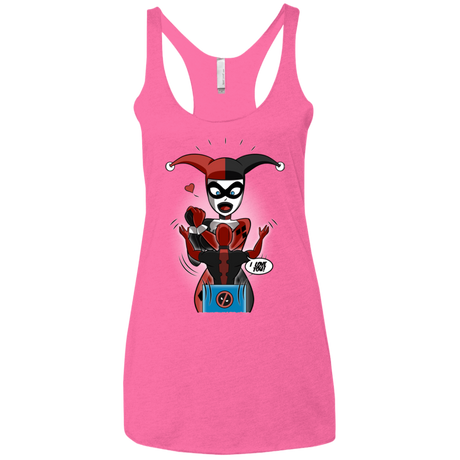 T-Shirts Vintage Pink / X-Small Harley & Pool Women's Triblend Racerback Tank