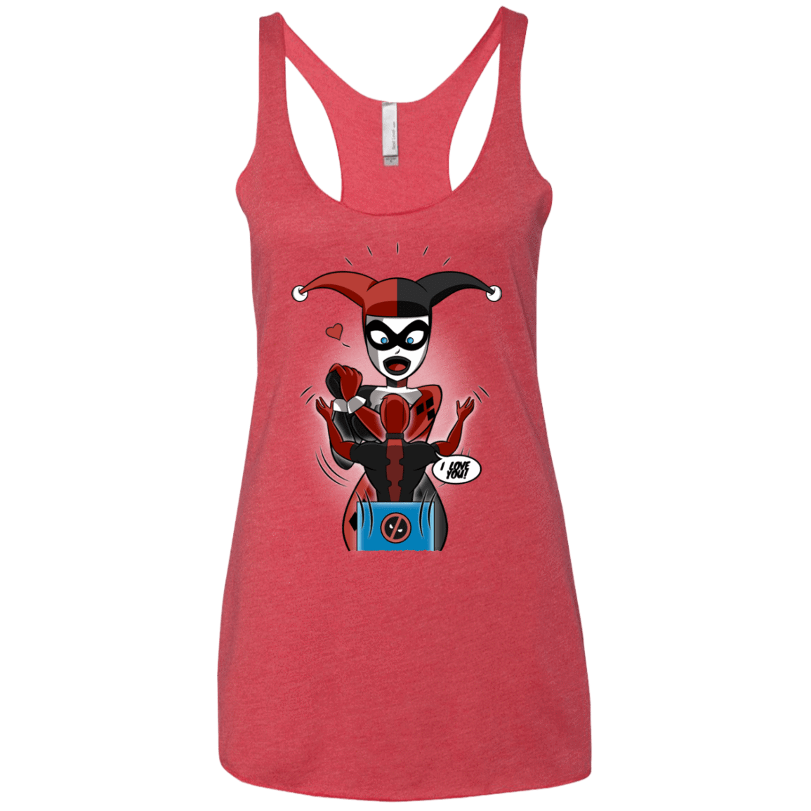 T-Shirts Vintage Red / X-Small Harley & Pool Women's Triblend Racerback Tank