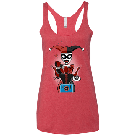 T-Shirts Vintage Red / X-Small Harley & Pool Women's Triblend Racerback Tank