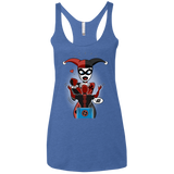 T-Shirts Vintage Royal / X-Small Harley & Pool Women's Triblend Racerback Tank