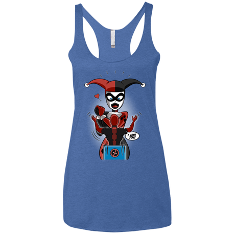 T-Shirts Vintage Royal / X-Small Harley & Pool Women's Triblend Racerback Tank