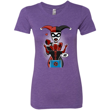 T-Shirts Purple Rush / S Harley & Pool Women's Triblend T-Shirt
