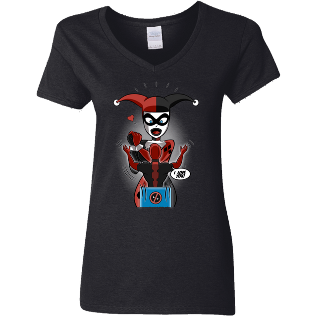 T-Shirts Black / S Harley & Pool Women's V-Neck T-Shirt