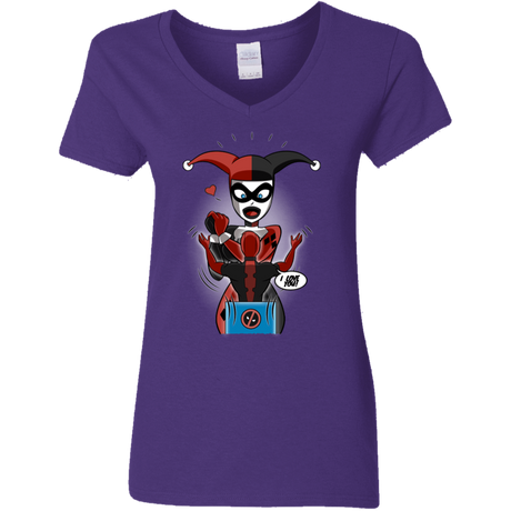 T-Shirts Purple / S Harley & Pool Women's V-Neck T-Shirt