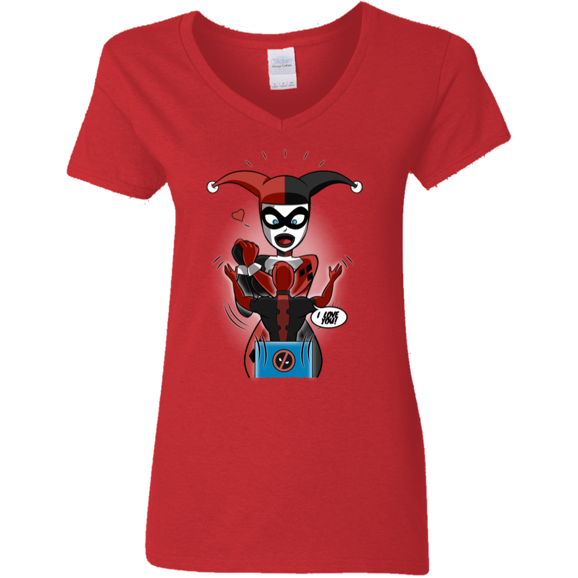 T-Shirts Red / S Harley & Pool Women's V-Neck T-Shirt