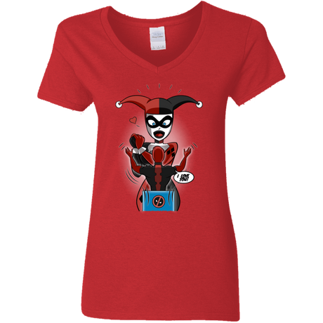 T-Shirts Red / S Harley & Pool Women's V-Neck T-Shirt