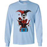 T-Shirts Light Blue / YS Harley & Pool Youth Long Sleeve T-Shirt