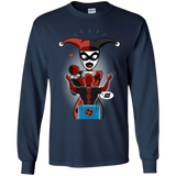 T-Shirts Navy / YS Harley & Pool Youth Long Sleeve T-Shirt