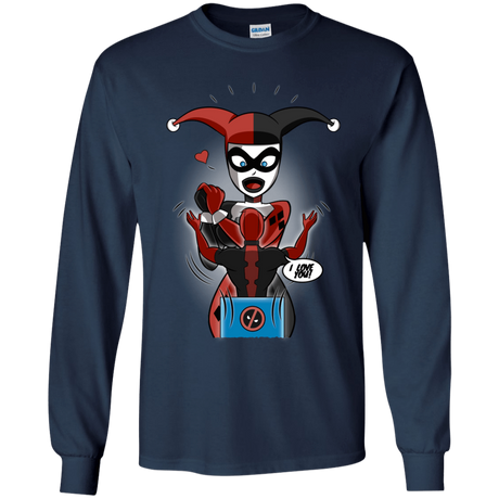 T-Shirts Navy / YS Harley & Pool Youth Long Sleeve T-Shirt