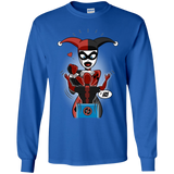 T-Shirts Royal / YS Harley & Pool Youth Long Sleeve T-Shirt