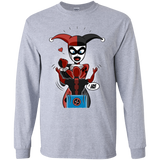 T-Shirts Sport Grey / YS Harley & Pool Youth Long Sleeve T-Shirt