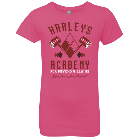 T-Shirts Hot Pink / YXS Harley's Academy Girls Premium T-Shirt