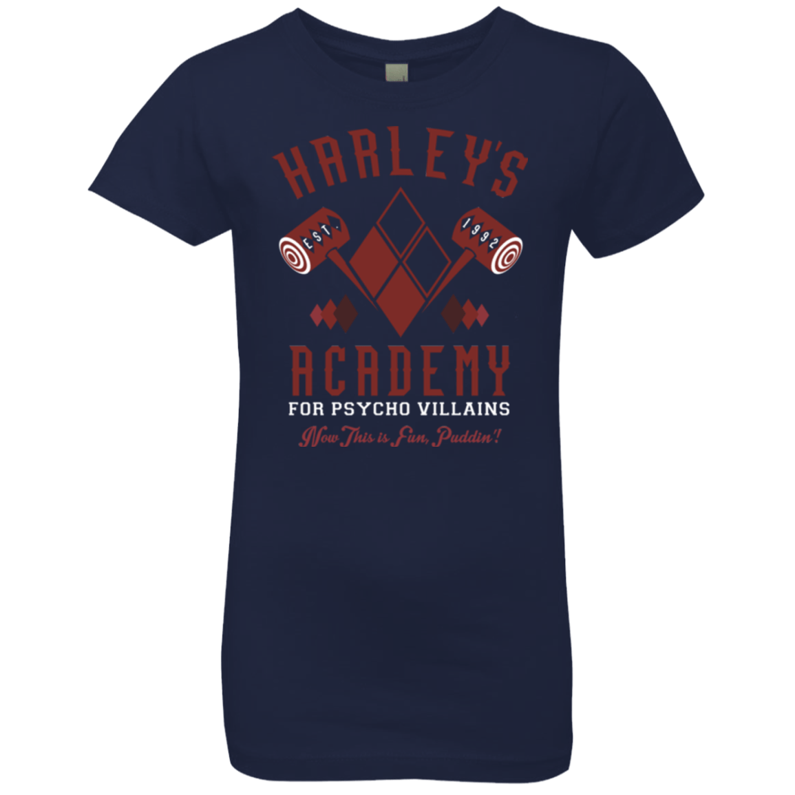 T-Shirts Midnight Navy / YXS Harley's Academy Girls Premium T-Shirt