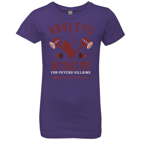 T-Shirts Purple Rush / YXS Harley's Academy Girls Premium T-Shirt