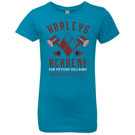 T-Shirts Turquoise / YXS Harley's Academy Girls Premium T-Shirt