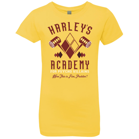 T-Shirts Vibrant Yellow / YXS Harley's Academy Girls Premium T-Shirt